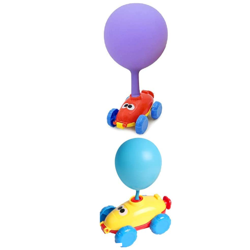 Set Jucarie interactiva cu 10 Baloane, Dispozitiv Lansator pentru Umflarea Baloanelor, 2 x Masina aerodinamica, ROPET - imagine 5