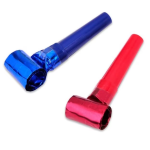 Set 6 Fluiere Petrecere Copii Colorate, 7 cm, Ropet - imagine 3