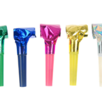 Set 8 Fluiere Petrecere Copii Colorate, 7 cm, Ropet