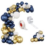 Set Baloane Si Decoratiuni Happy Birthday, Model 901, 82 Bucati, Ropet