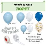 Set Baloane Si Decoratiuni Happy Birthday, Model 761, 86 Bucati, Ropet - imagine 2