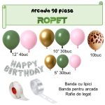 Set Baloane Si Decoratiuni Happy Birthday, Model 749, 90 Bucati, Ropet - imagine 2
