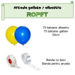 Set Baloane Pentru Arcada, 150 Bucati, Galben Si Albastru, Ropet - imagine 2