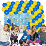Set Baloane Pentru Arcada, 150 Bucati, Galben Si Albastru, Ropet - imagine 5