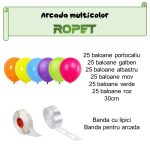 Set Baloane Pentru Arcada, 150 Bucati, Multicolor, Ropet - imagine 2
