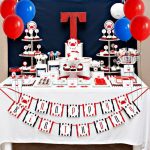 Set Baloane Pentru Arcada Cu Ghirlanda Happy Birthday, 115 Bucati, Rosu, Albastru Si Auriu, Ropet - imagine 6