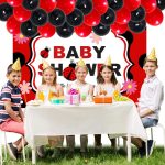 Set Baloane Pentru Arcada, 150 Bucati, Rosu Si Negru, Ropet - imagine 4
