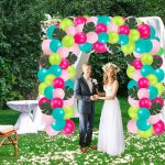 Set Baloane Pentru Arcada, 150 Bucati, Roz, Verde Si Albastru, Ropet - imagine 7