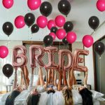 Set Baloane Pentru Arcada Cu Ghirlanda Happy Birthday, 115 Bucati, Roz Si Negru, Ropet - imagine 6