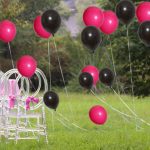Set Baloane Pentru Arcada Cu Ghirlanda Happy Birthday, 115 Bucati, Roz Si Negru, Ropet - imagine 7