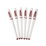 Set 6 Pixuri Cu Gel, 0.5 mm, Rosu, Ropet - imagine 2