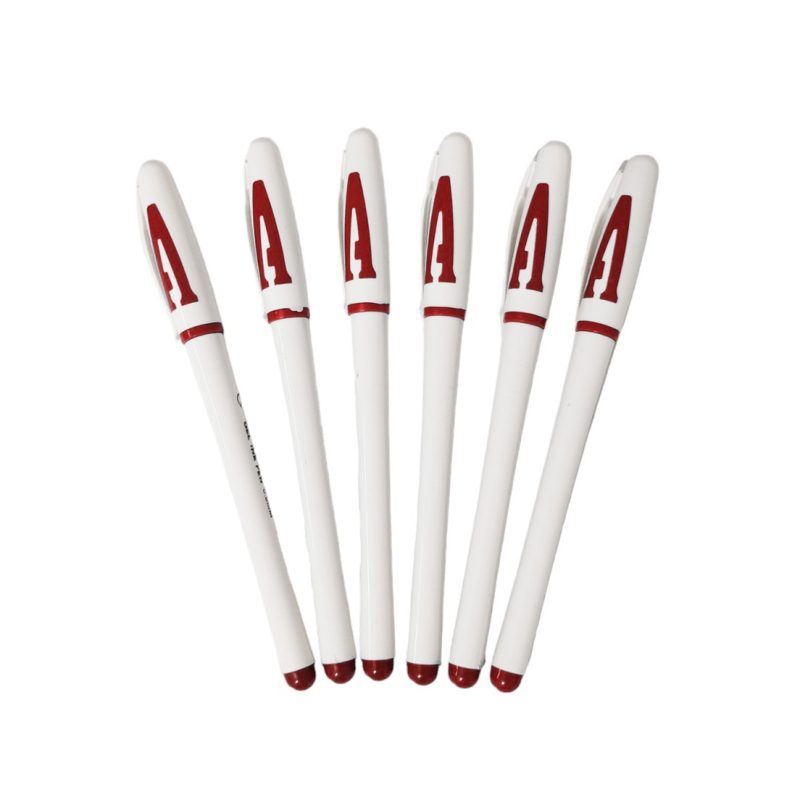 Set 6 Pixuri Cu Gel, 0.5 mm, Rosu, Ropet - imagine 2