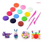 Set 12 Pungi Plastilina Inteligenta Modelling Polymer Clay, Ropet - imagine 2