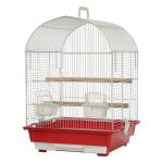 Colivie pentru pasari 40X40X57 cm, Tava Rosu