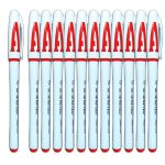 Set 12 Pixuri Cu Gel, 0.5 mm, Rosu