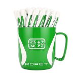 Set 48 Pixuri Cu Gel, 0.5 mm, Verde, Cu Cana Plastic, Ropet