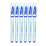 Set 6 Pixuri Cu Gel, 0.5 mm, Albastru, Ropet