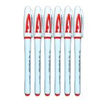 Set 6 Pixuri Cu Gel, 0.5 mm, Rosu, Ropet
