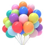 Set 50 Baloane Latex Pastel, 25 cm, Ropet
