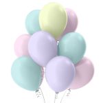 Set 25 Baloane Latex Pastel, 25 cm, Ropet