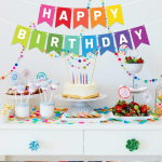 Banner Happy Birthday Ghirlanda Decor Aniversare, Multicolor, 2.5 m x 17 cm, Ropet - imagine 2