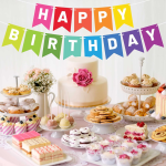 Banner Happy Birthday Ghirlanda Decor Aniversare, Multicolor, 2.5 m x 17 cm, Ropet - imagine 4