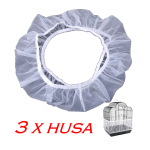 Set 3 x Husa pentru colivie, Ropet, 20x190 cm, Marimea XL