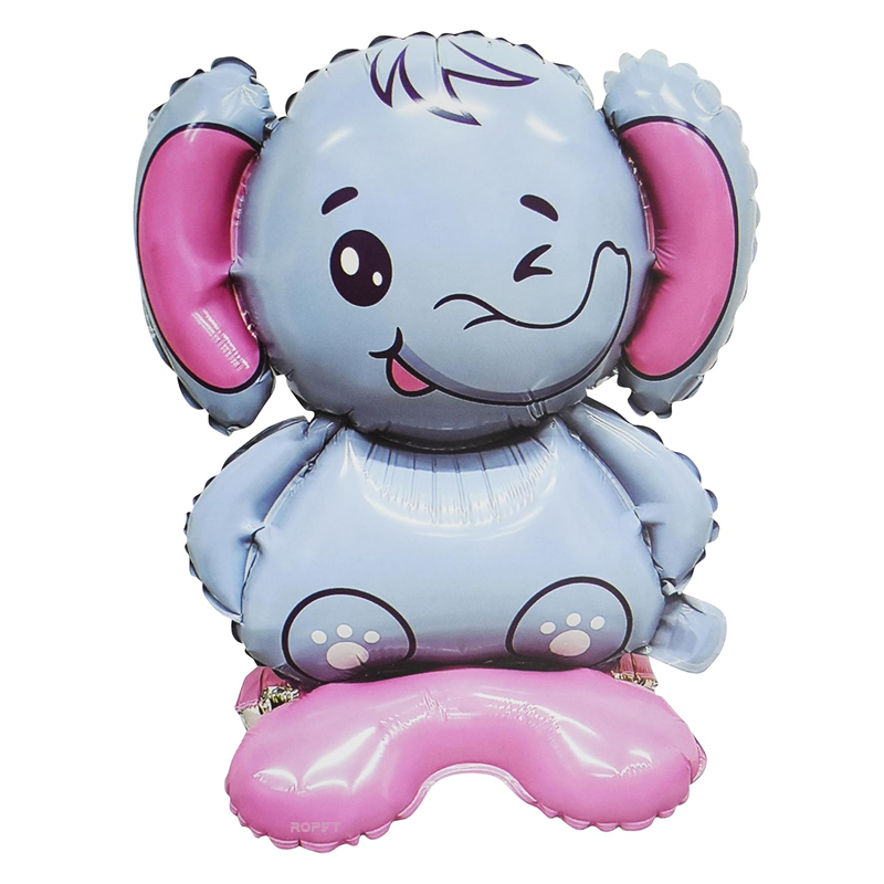 Balon folie cu suport Balon Folie Cu Suport Figurina Elefant, 60 cm, Ropet - imagine 1
