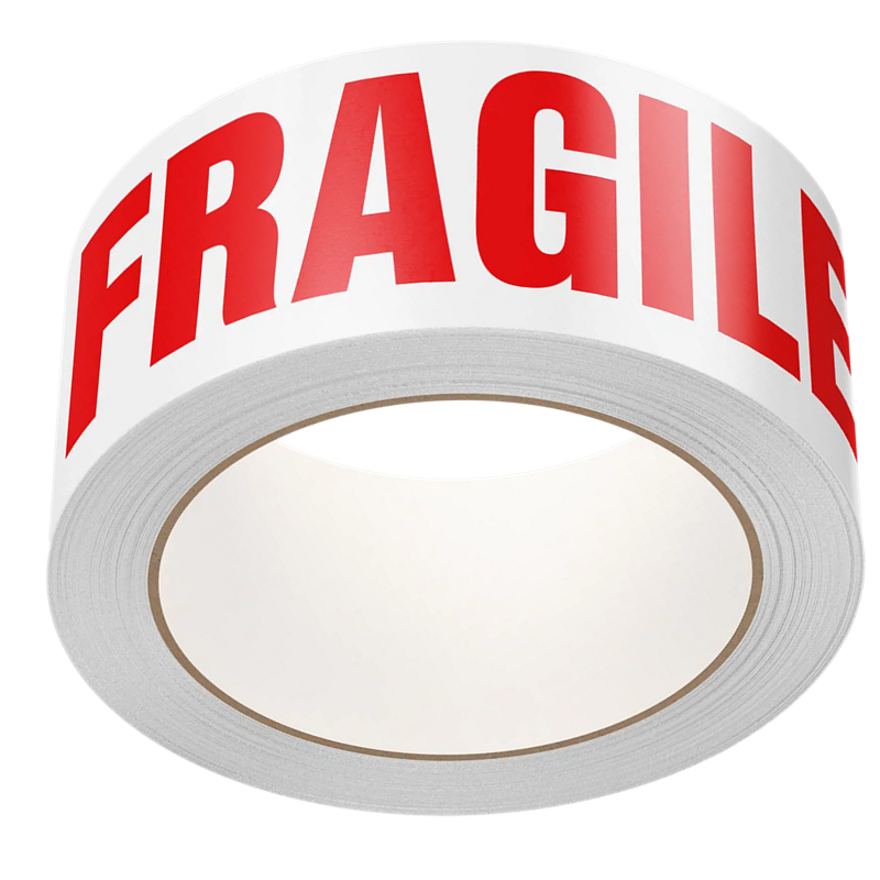 Banda Adeziva Tip Scotch FRAGILE Banda Adeziva Tip Scotch FRAGILE, 48 mm x 100 m, Ropet - imagine 1