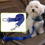Lesa centura de siguranta auto pentru caini, pisici sau alte animale de companie, 40-70cm/2.5cm, Albastru, Ropet - imagine 3