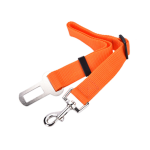 Lesa centura de siguranta auto pentru caini, pisici sau alte animale de companie, 40-70cm/2.5cm, Portocaliu, Ropet