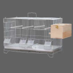 Colivie pentru pasari 56X26X39 cm, Cu despartitor, Nr.503 - imagine 3