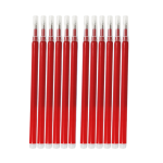 Set 12 Rezerve Roller Compatibile Pilot Frixion, 0.7 mm, Rosu, Ropet