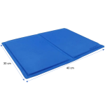 Covoras cu efect de racire pentru caini si pisici, impermeabil, cu gel de racire, 30 x 40 cm - imagine 2