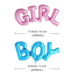 Set Baloane Si Decoratiuni Boy Or Girl, Pentru Baiat Sau Fata, Ropet - imagine 4