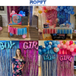 Set Baloane Si Decoratiuni Boy Or Girl, Pentru Baiat Sau Fata, Ropet - imagine 6