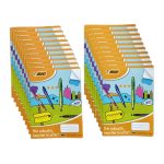 Set 20 Caiete A5 Mix, 10 Matematica Si 10 Dictando, 40 File, Coperta Policromie, Ropet - imagine 2