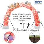 Suport Pentru Arcada De Baloane, Suport Arcuit, Ropet - imagine 5