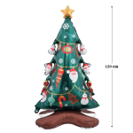 Balon Folie Brad De Craciun, 120 cm, Pentru Sarbatori De Iarna, Ropet - imagine 2