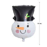 Balon Folie Om De Zapada Cu Palarie, 58 cm, Pentru Sarbatori De Iarna, Ropet - imagine 2