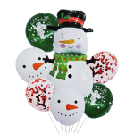Set 7 Baloane Folie Om De Zapada Craciun, 30 cm – 90 cm, Pentru Sarbatori De Iarna, Ropet