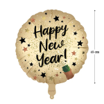 Balon Folie Happy New Year, Maro, 45 cm, Pentru Revelion, Ropet - imagine 2