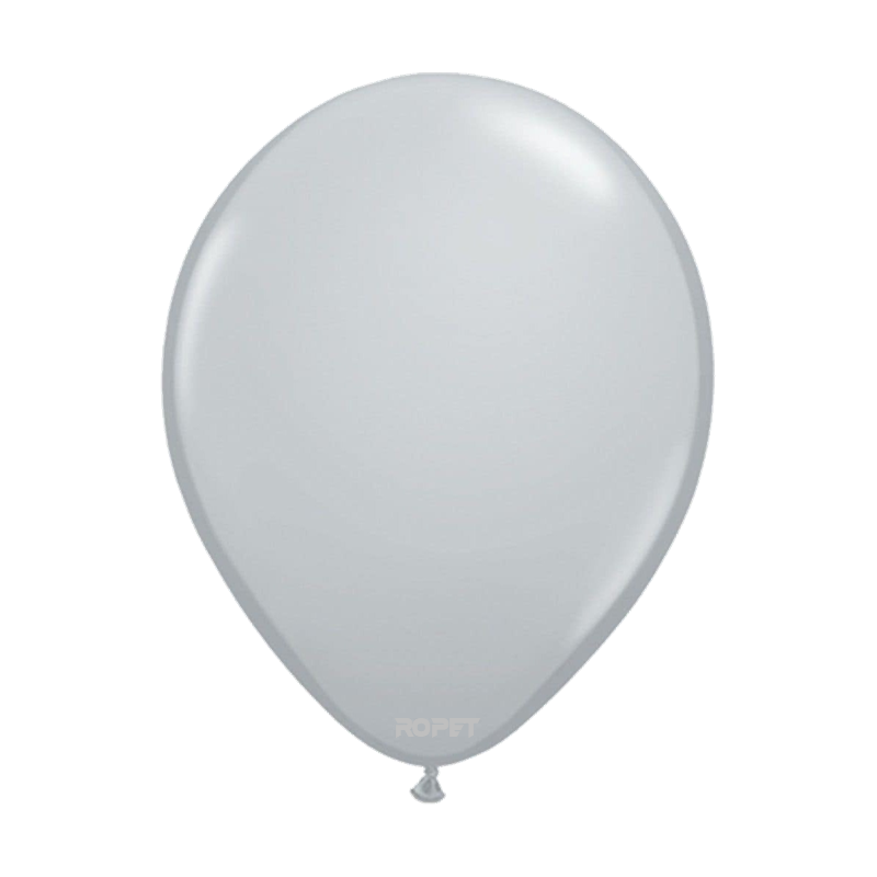 balon_ropet_gri Balon Latex Gri, 30 cm, Ropet - imagine 1
