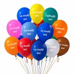Set 10 Baloane Latex La Multi Ani, 30 cm, Ropet