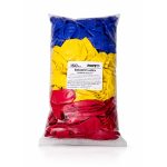 Set 150 Baloane Latex Tricolor Ziua Romaniei, 30 cm, Ropet