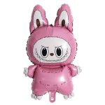 Balon Folie Labubu, Roz, 30 cm, Ropet
