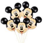 Set 5 Baloane Folie Mickey Mouse, 30 cm, Ropet