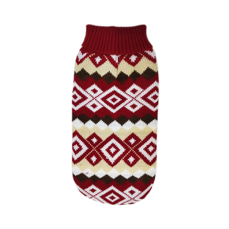 Pulover tricotat pentru caini Pulover tricotat pentru caini, Marimea L, R320, Ropet - imagine 1