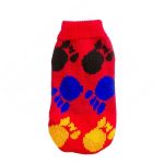 Pulover tricotat pentru caini, Marimea M, P30, Ropet