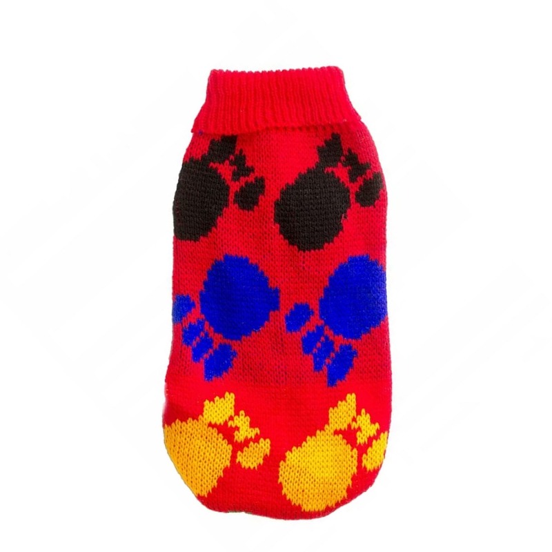 Pulover tricotat pentru caini Pulover tricotat pentru caini, Marimea M, P30, Ropet - imagine 1